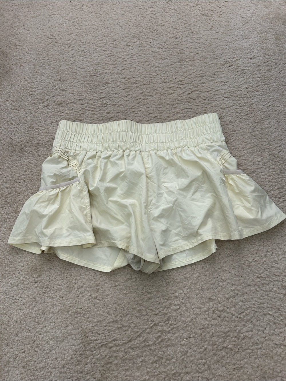 FP Movement Get your flirt on butter yellow shorts